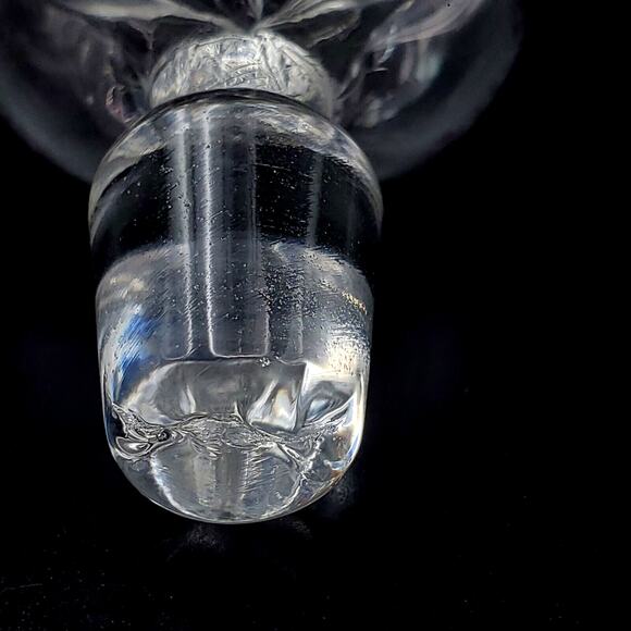 Orrefors Petite Bottle Decanter Liquor Blown Glass Stopper Cordial Bar Swedish - Picture 7 of 9